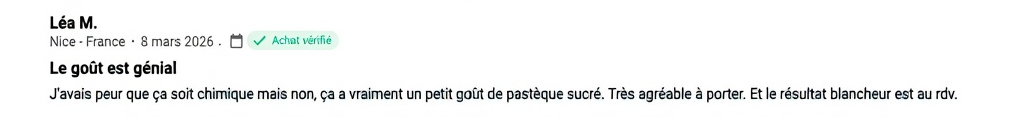 Avis client 1